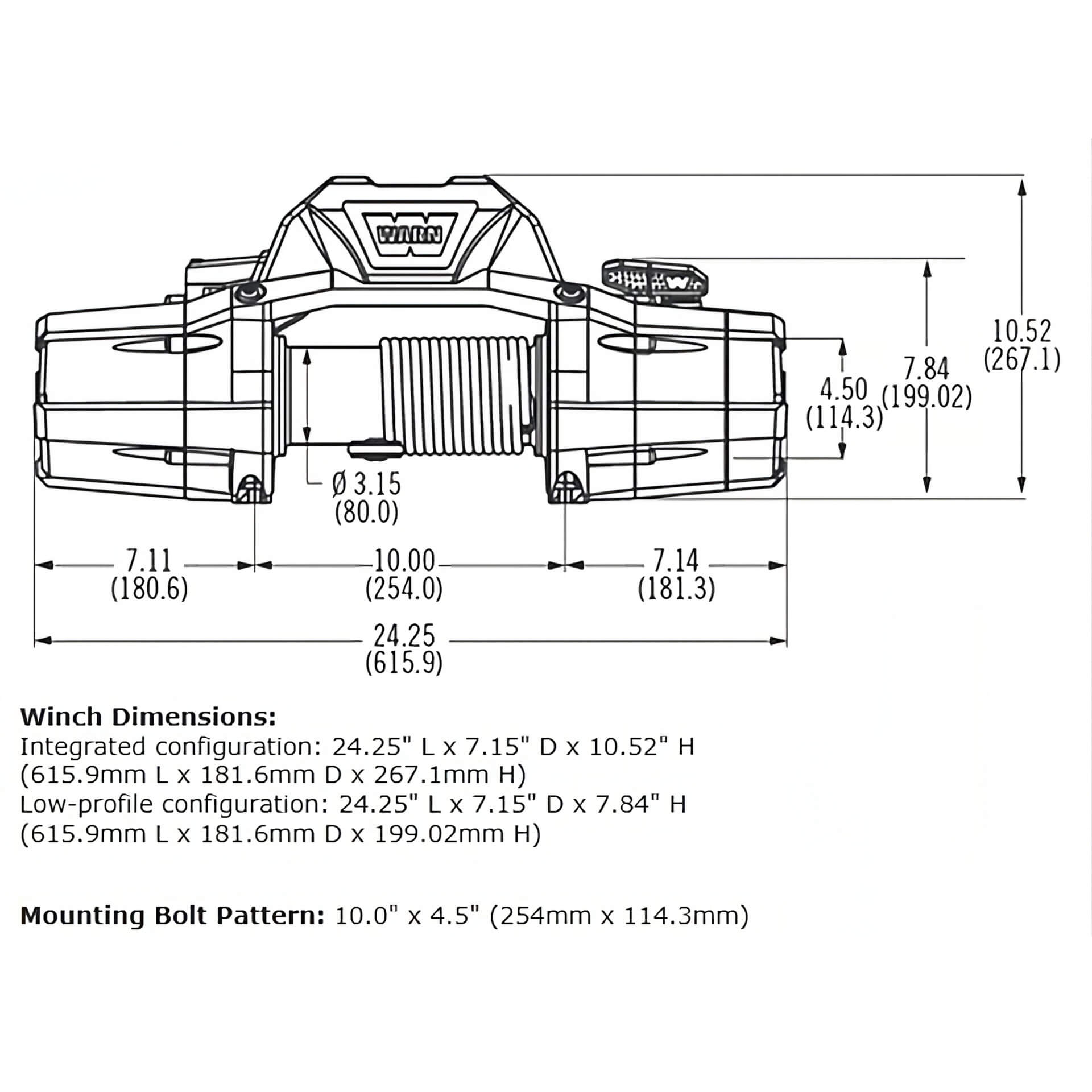 WARN ZEON 8-S WINCH 12V - Image 2