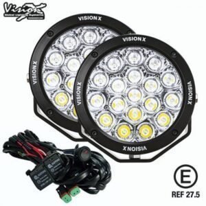 VISION X LIGHT CANNON 6.7" CG2 90W MULTI LED DRIVING LIGHT KIT ECE APPROVED
