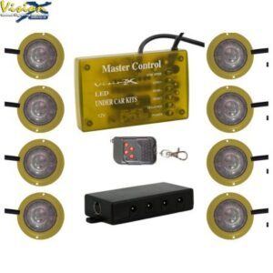 VISION X TANTRUM LED STROBE & ROCK LIGHT YELLOW