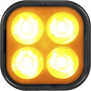 VISION X UNITE LED MODULE - AMBER LIGHT - 10° - FROSTED BACKGROUND