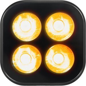 VISION X UNITE LED MODULE - AMBER LIGHT - 10° - BLACK BACKGROUND