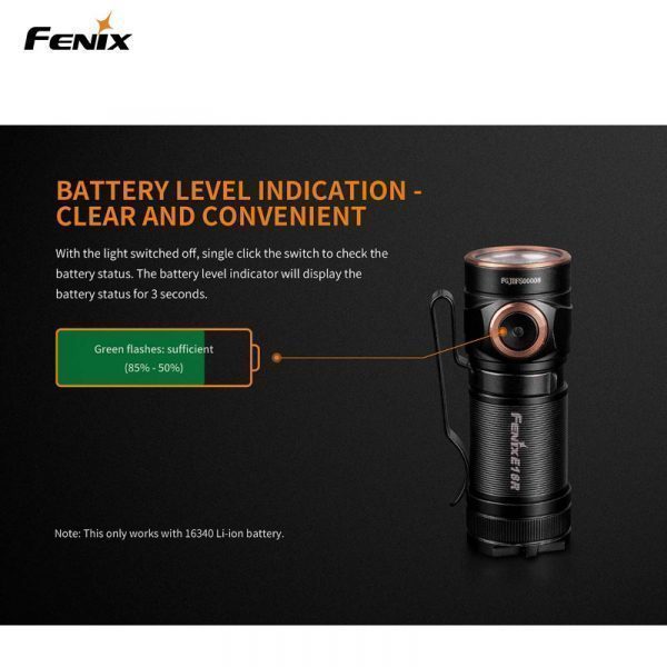 FENIX FLASHLIGHT E18R 750 LUMENS - Image 5