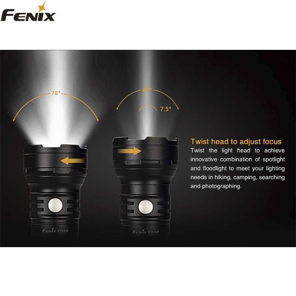 FENIX FLASHLIGHT FD40 1000 LUMENS - Image 3