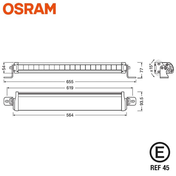 OSRAM FX500 COMBI 22" LED LIGHT BAR - Image 6