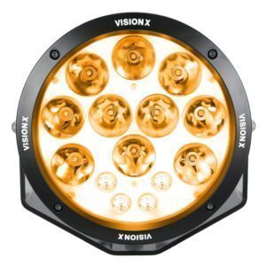 VISION X LIGHT CANNON ADVENTURE 8.7″ 140W HALO AMBER LED DRIVING LIGHT ECE COMPLIANT