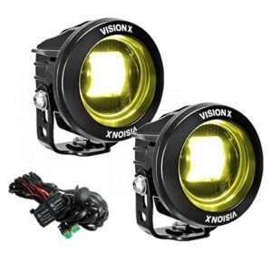 VISION X LIGHT CANNON 3.7" CG2 40W LED FOG BEAM KIT 2 PCS