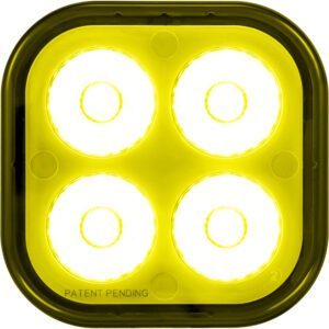 VISION X UNITE LED MODULE – YELLOW LENS – 10° – BLACK BACKGROUND
