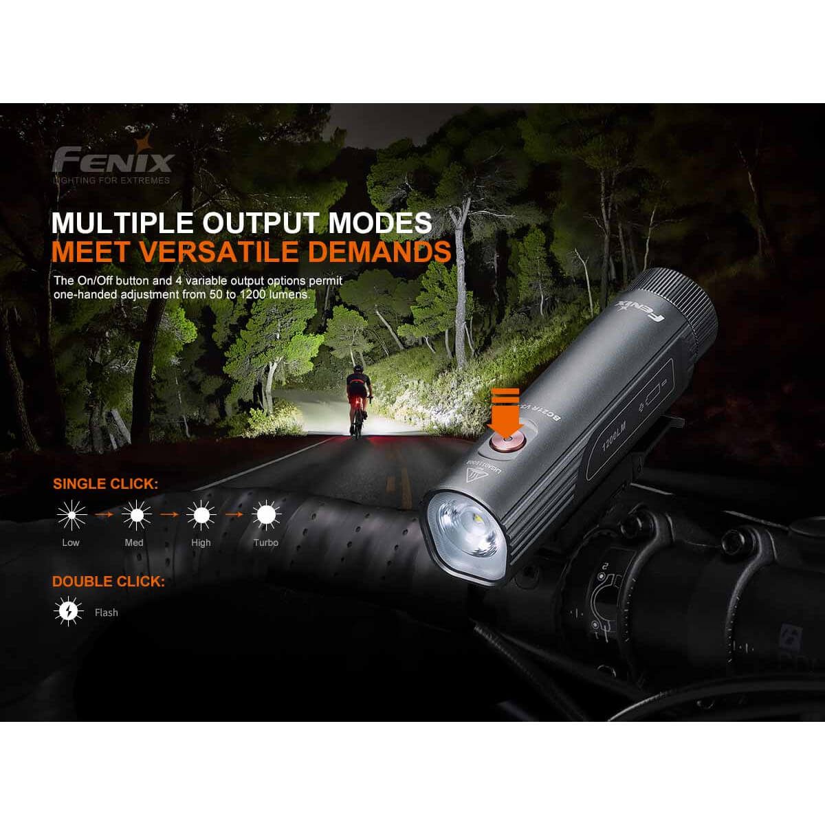 FENIX BIKE LIGHT BC21RV3.0 1200 LUMEN - Image 5