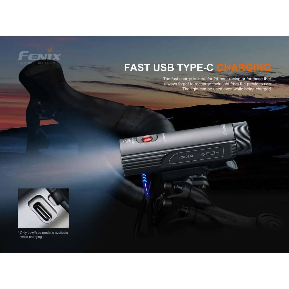 FENIX BIKE LIGHT BC21RV3.0 1200 LUMEN - Image 7