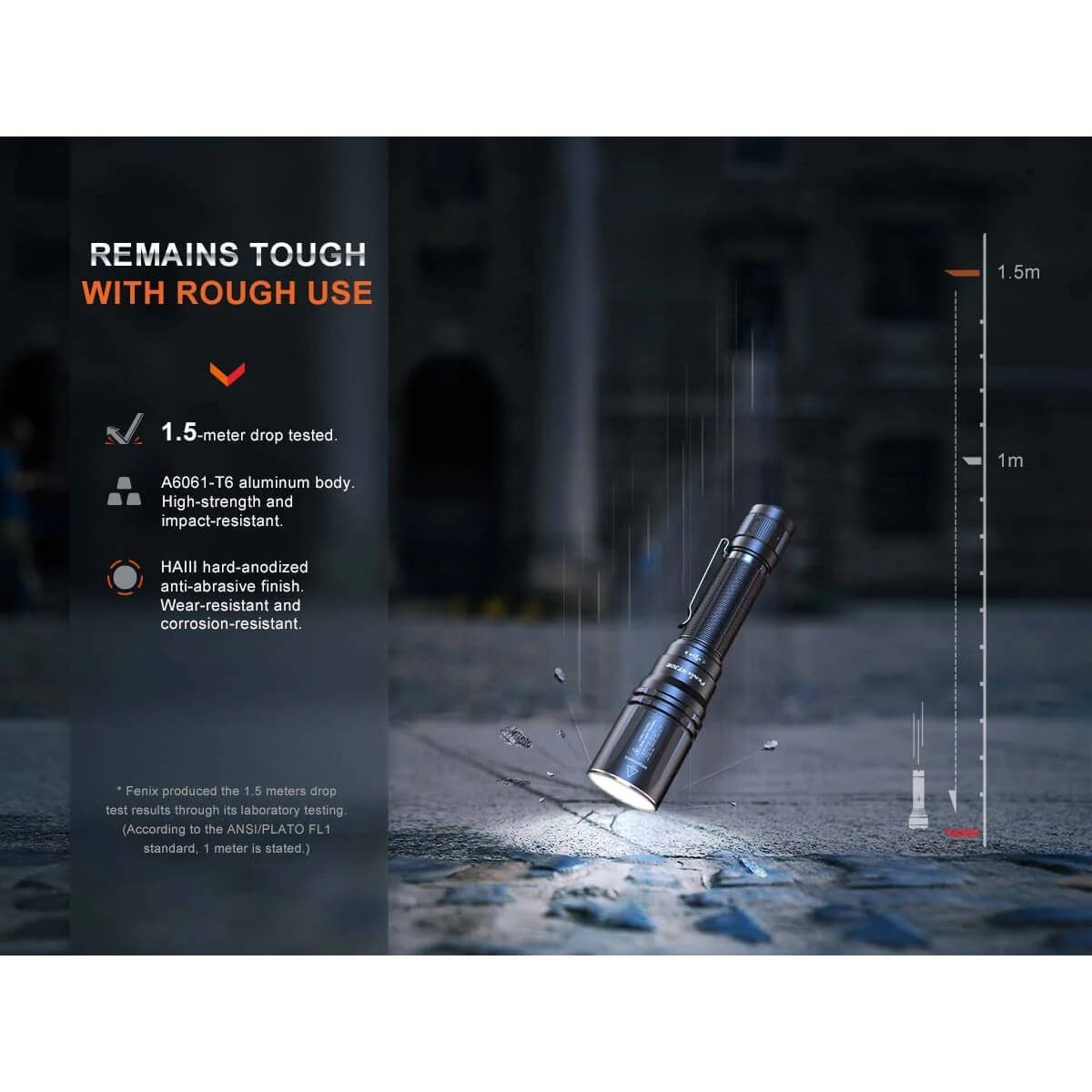 FENIX LASER FLASHLIGHT HT30R 500 LUMEN 1500 METER - Image 10