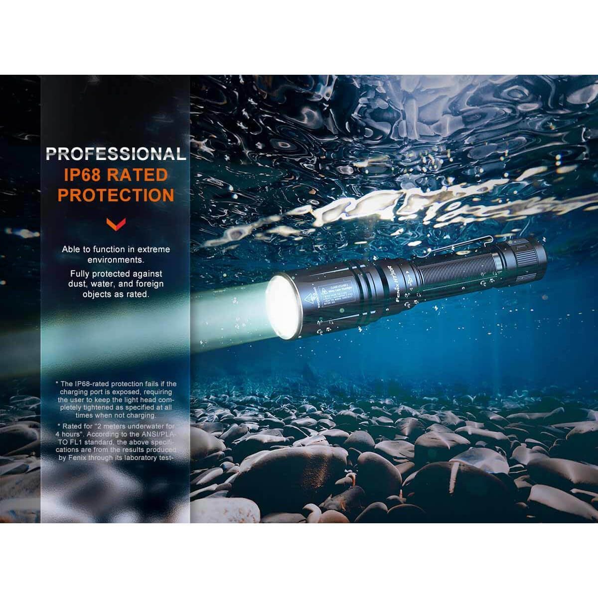 FENIX LASER FLASHLIGHT HT30R 500 LUMEN 1500 METER - Image 12
