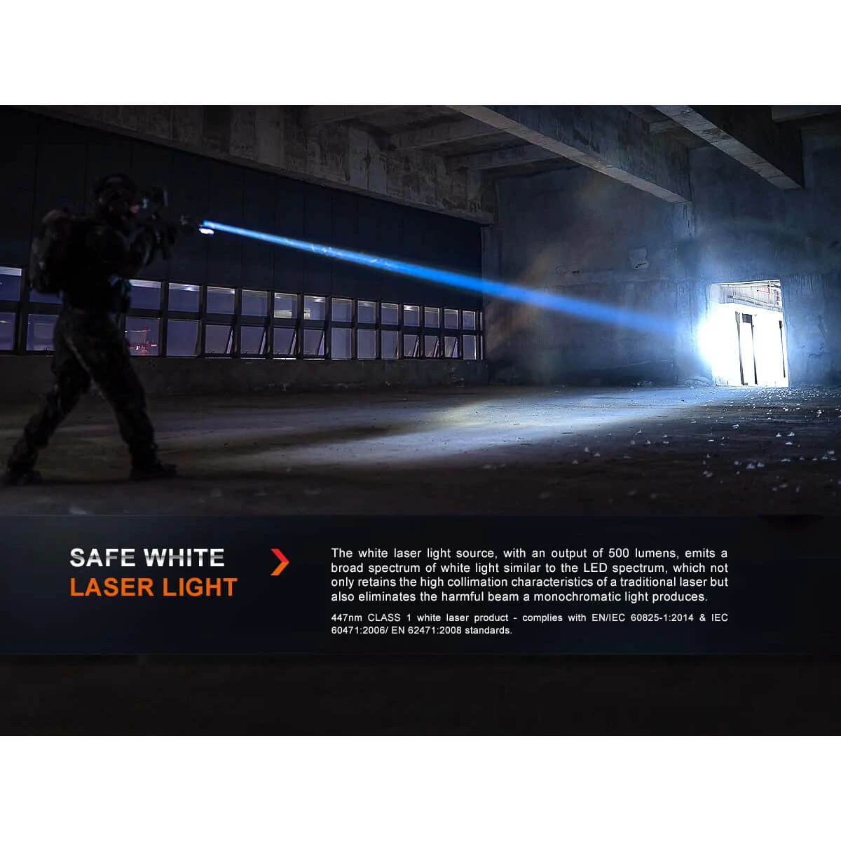 FENIX LASER FLASHLIGHT HT30R 500 LUMEN 1500 METER - Image 5