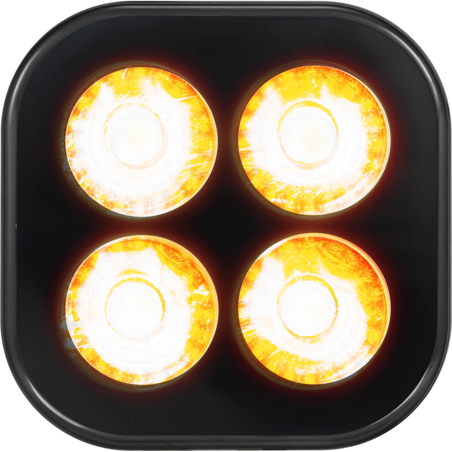 VISION X UNITE LED MODUL - ORANGE LJUS - 40° - SVART BAKGRUND