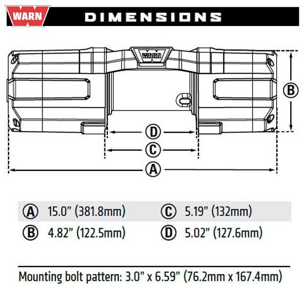 WARN ATV VINSCH AXON 45-S - Bild 3