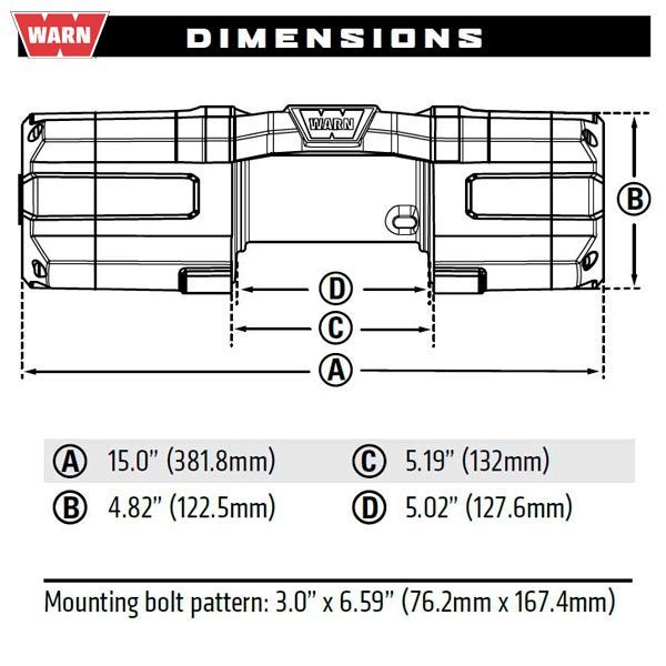 WARN ATV VINSCH AXON 55 - Bild 3