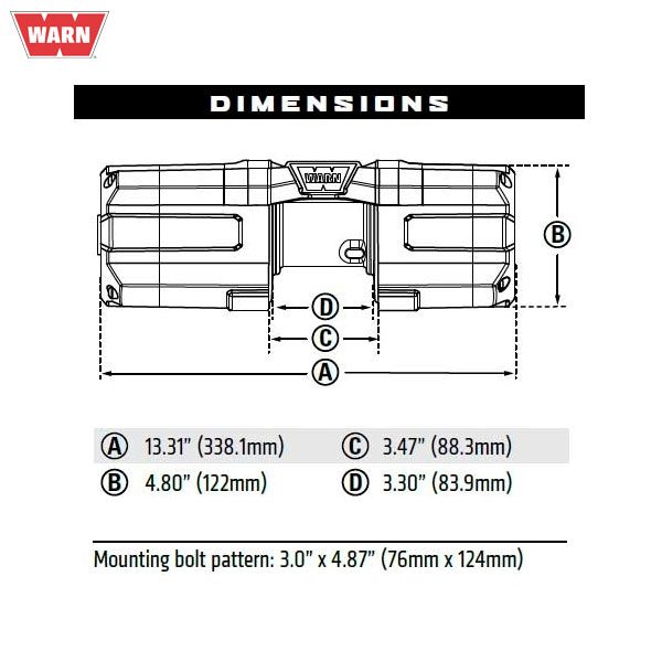 WARN ATV VINSCH AXON 45RC - Bild 3