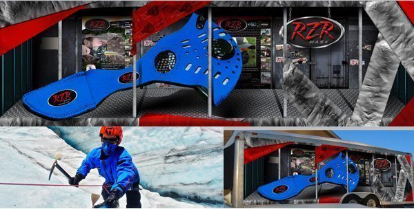 RZ MASK ROYAL BLUE YOUTH - Image 3