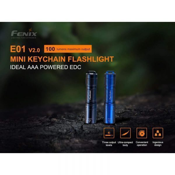 FENIX FICKLAMPA E01V2.0 100 LUMEN - Bild 2
