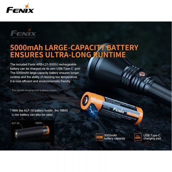 FENIX JAKTFICKLAMPA HT18 1500 LUMEN - Bild 6