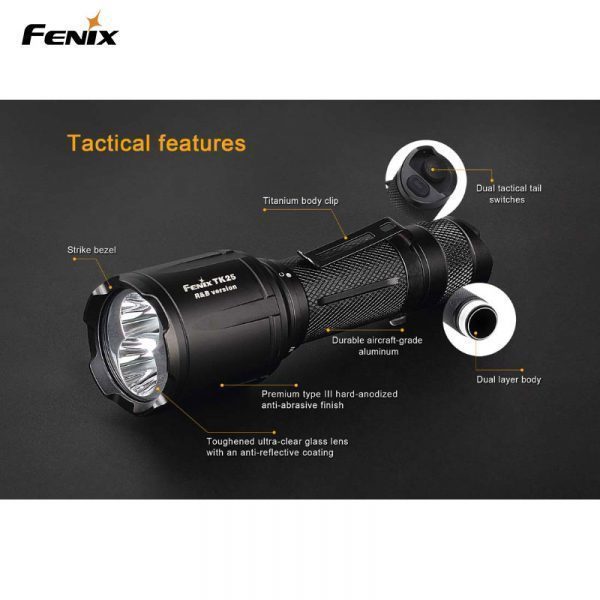 FENIX FICKLAMPA TK25RB 1000 LM - Bild 6
