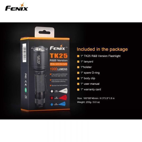 FENIX FICKLAMPA TK25RB 1000 LM - Bild 7