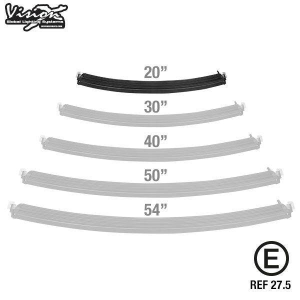 VISION X XPL HALO 20" 75W SVÄNGD LED RAMP E-MÄRKT - Bild 6